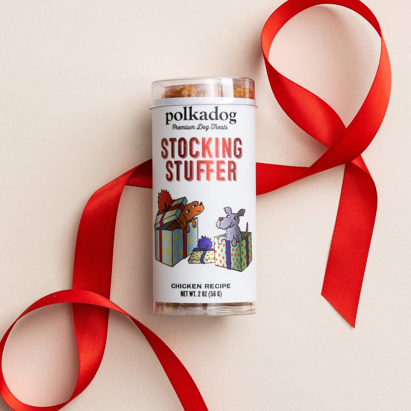 Holiday Mini Tube: Stocking Stuffer Dog Treats