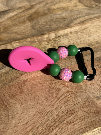 Beaded Dog Poop Carrier - Watermelon Sugar