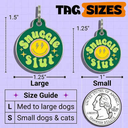 QR ID Tag - Snuggle Slut