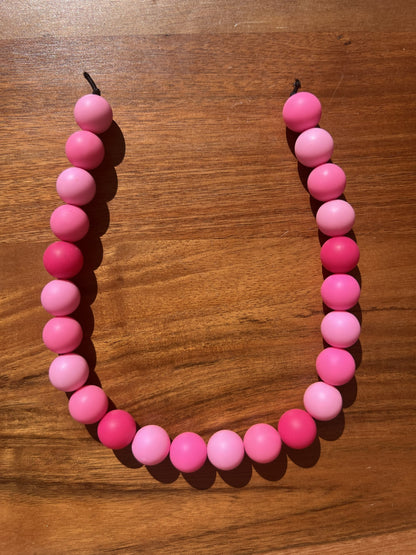 Passionfruit Beaded Dog Collar Necklace