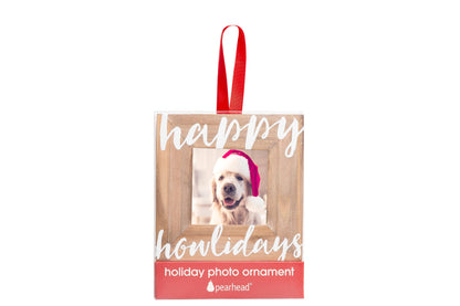 Happy Howlidays Christmas Photo Ornament