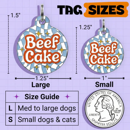 QR ID Tag - Beef Cake