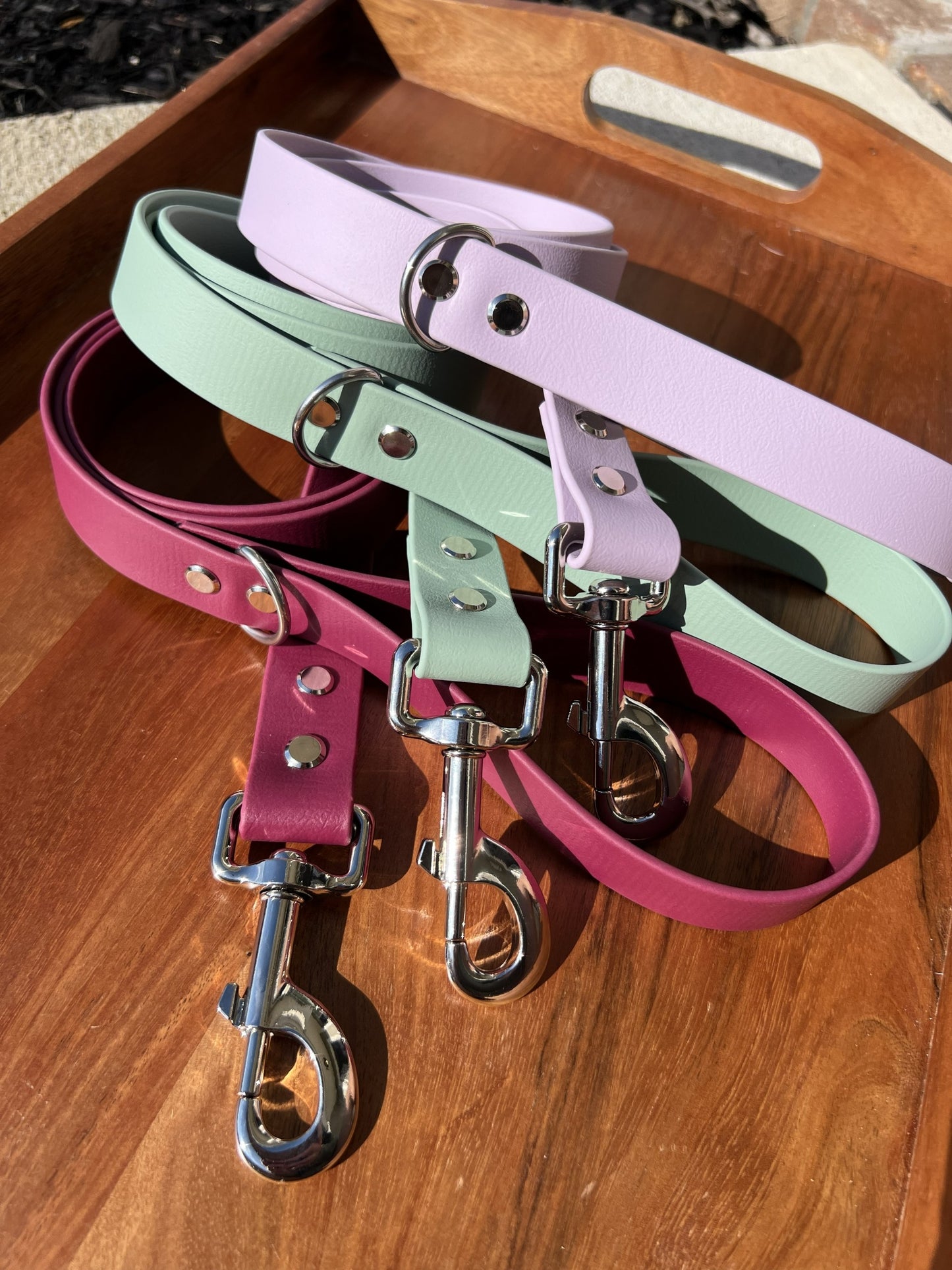Brown Biothane Dog Leash