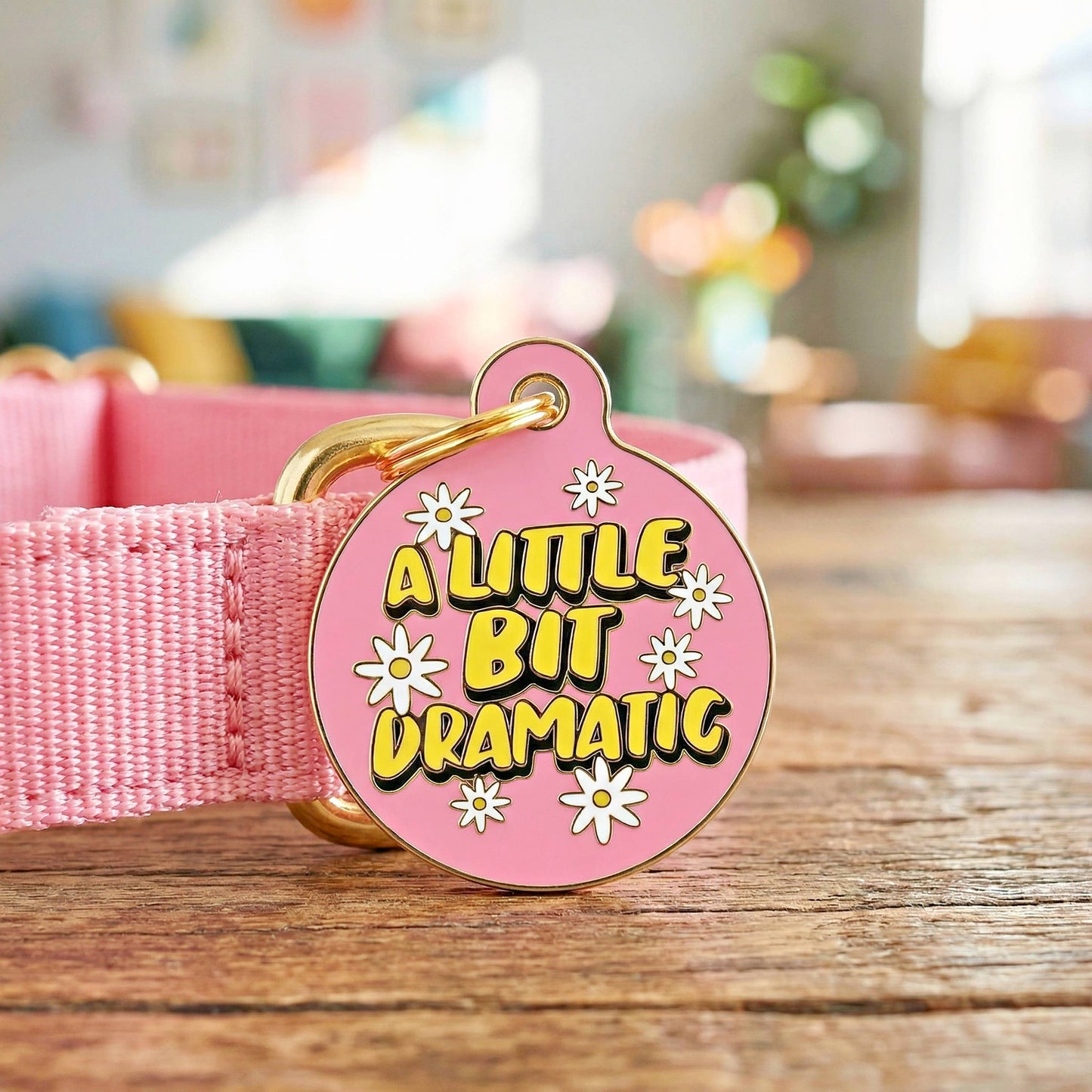QR ID Tag - A Little Bit Dramatic