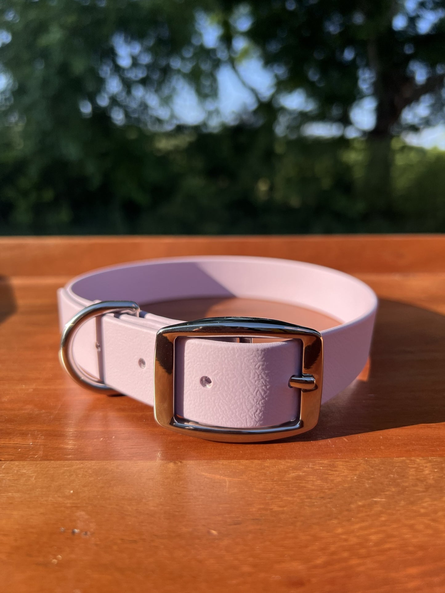 Lavender Biothane Dog Collar