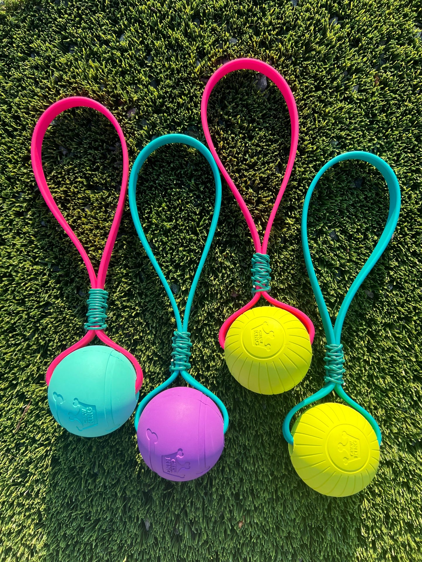 Biothane Ball Tug Toy - Supreme