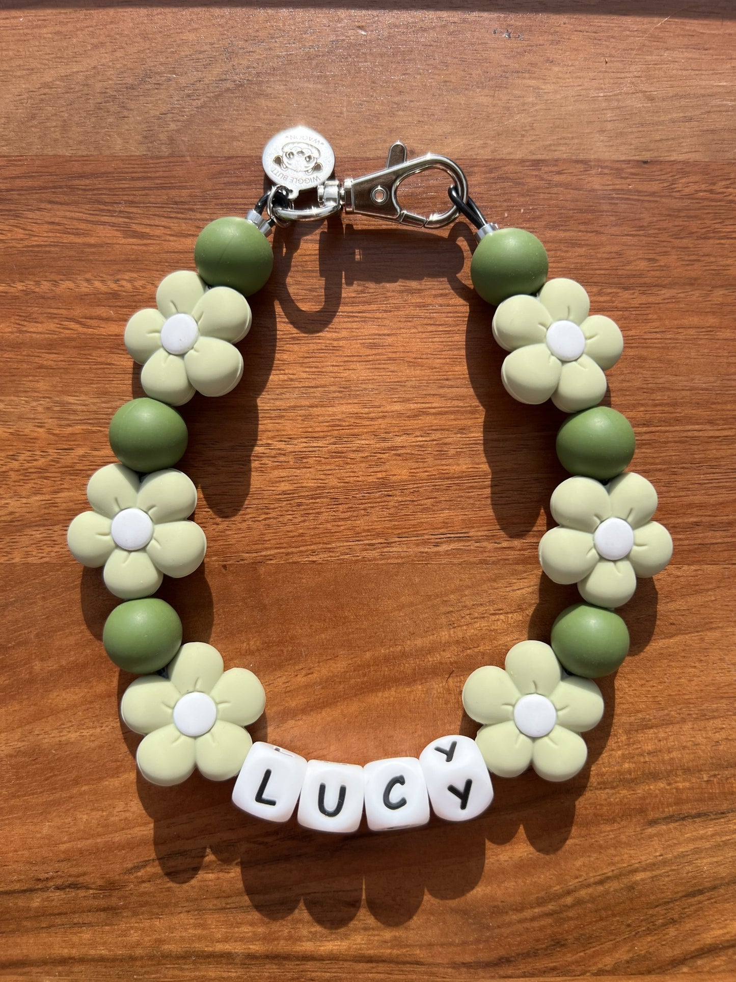 Lily Floral Beaded Dog Collar Necklace