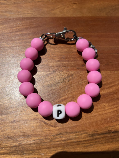 Pinky Pink Beaded Dog Collar Necklace