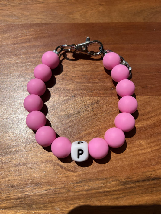 Pinky Pink Beaded Dog Collar Necklace