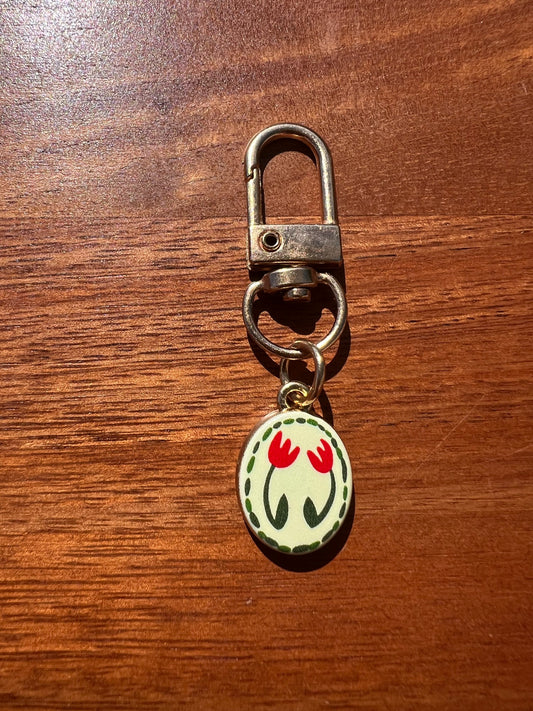 Collar Charm - Tulip Field