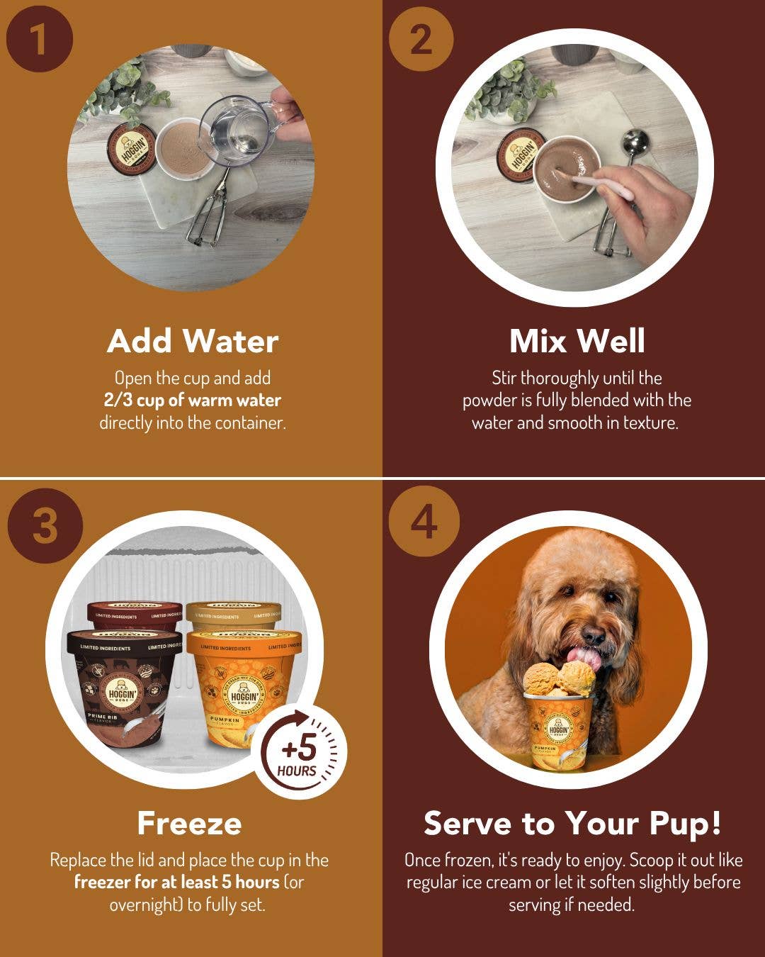 Large Hoggin' Dogs Ice Cream