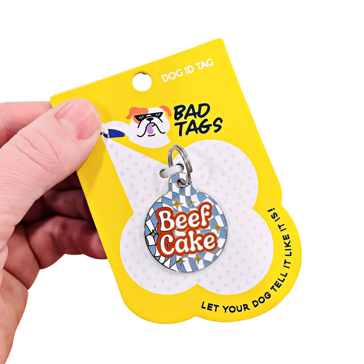 QR ID Tag - Beef Cake
