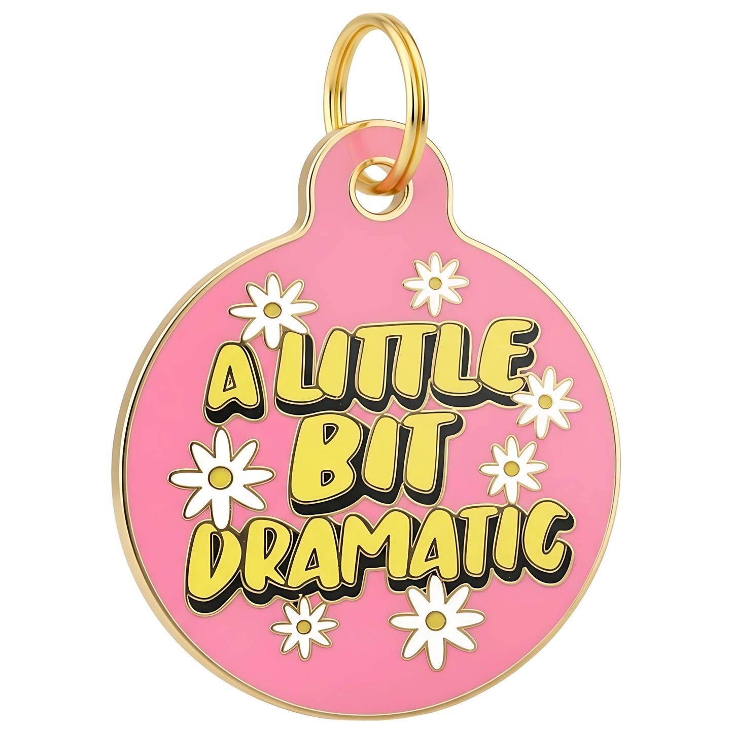 QR ID Tag - A Little Bit Dramatic