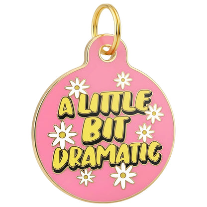 QR ID Tag - A Little Bit Dramatic