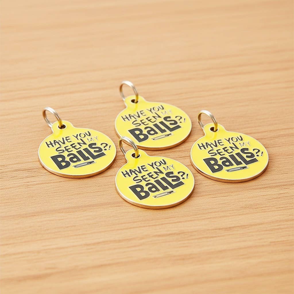 QR ID Tag - Have You Seen my Balls?!