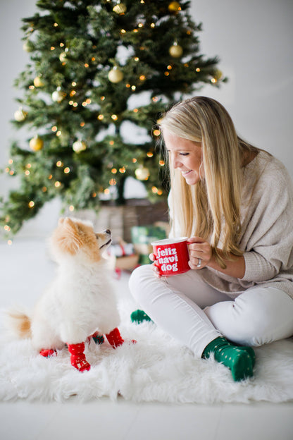 Nice List / Naughty List Matching Christmas Sock Set