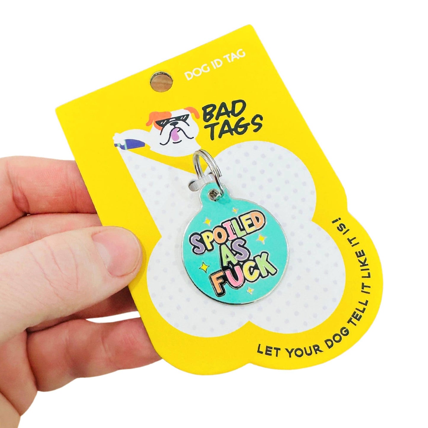 QR ID Tag - Spoiled As Fuck