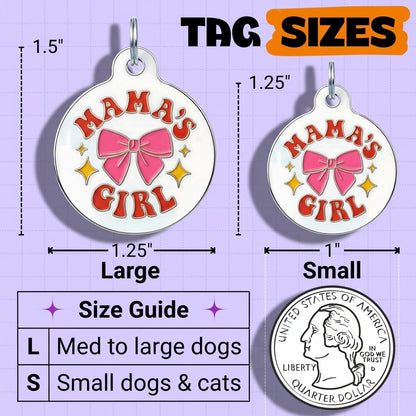 QR ID Tag - Mama's Girl