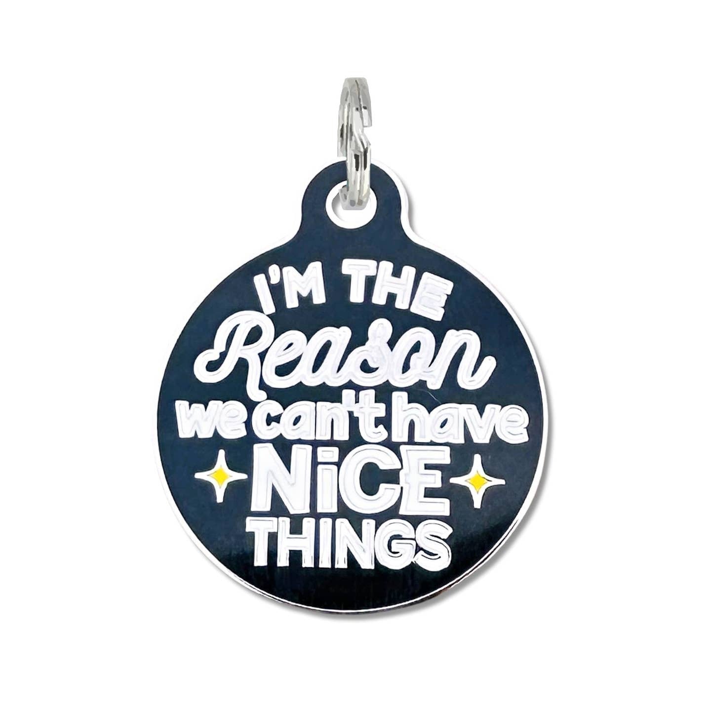 QR ID Tag - I'm The Reason We Can't Have Nice Things