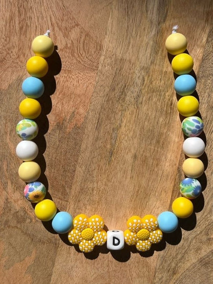 Daisy Baby Beaded Dog Collar Necklace