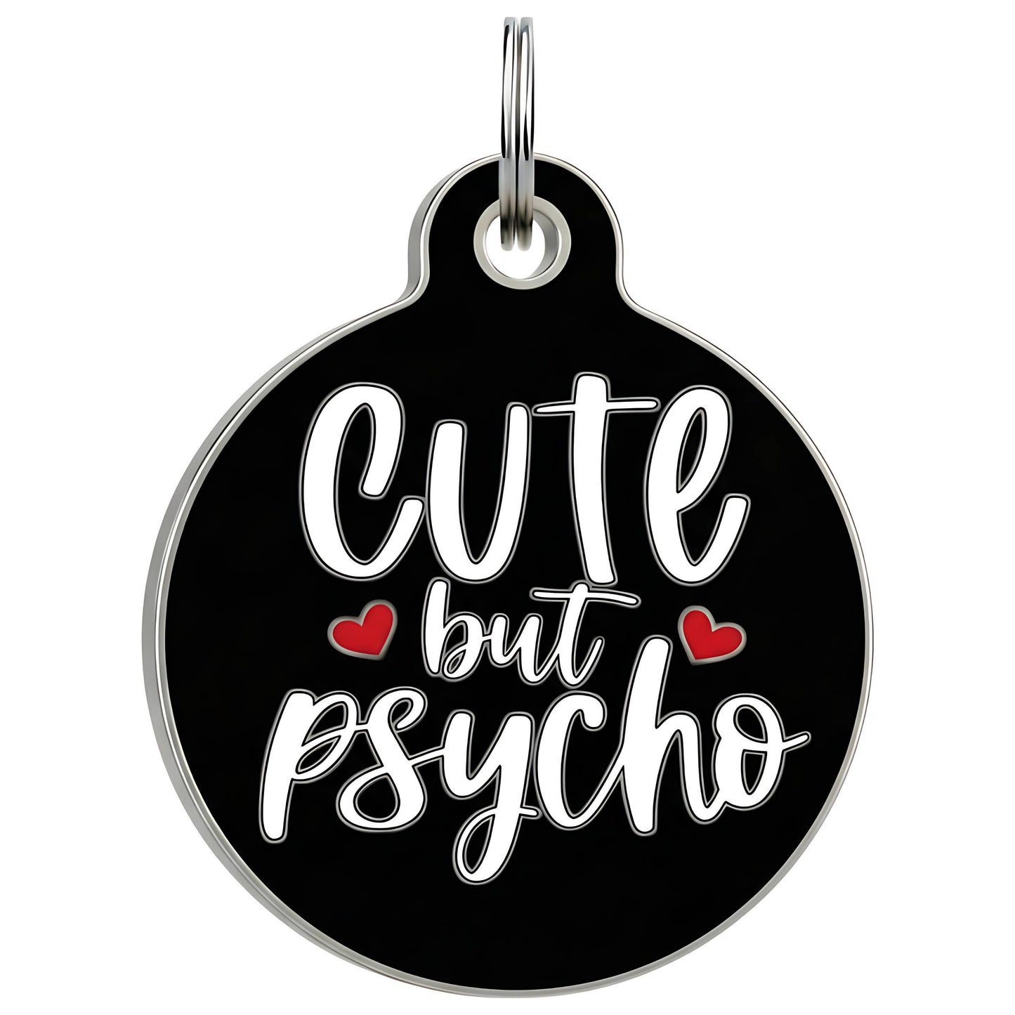 QR ID Tag - Cute but Psycho