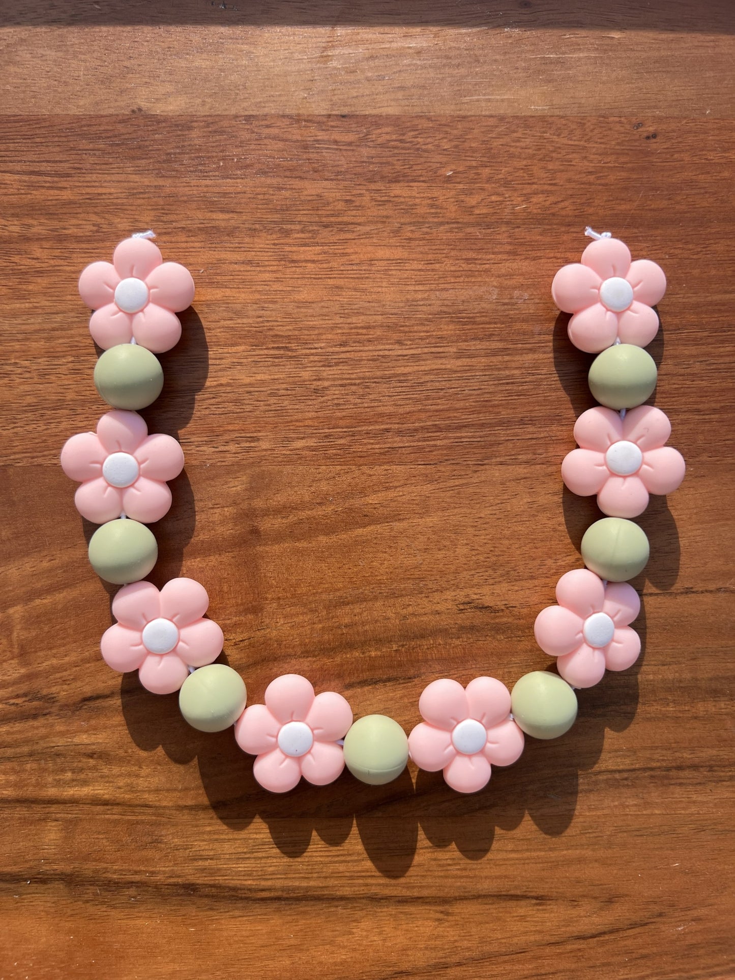 Primrose Floral Beaded Dog Collar Necklace