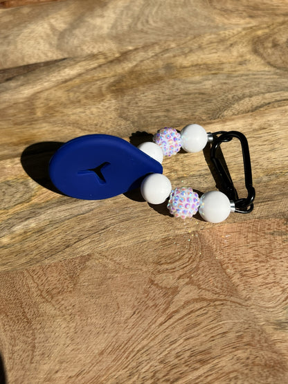 Beaded Dog Poop Carrier - Sapphire