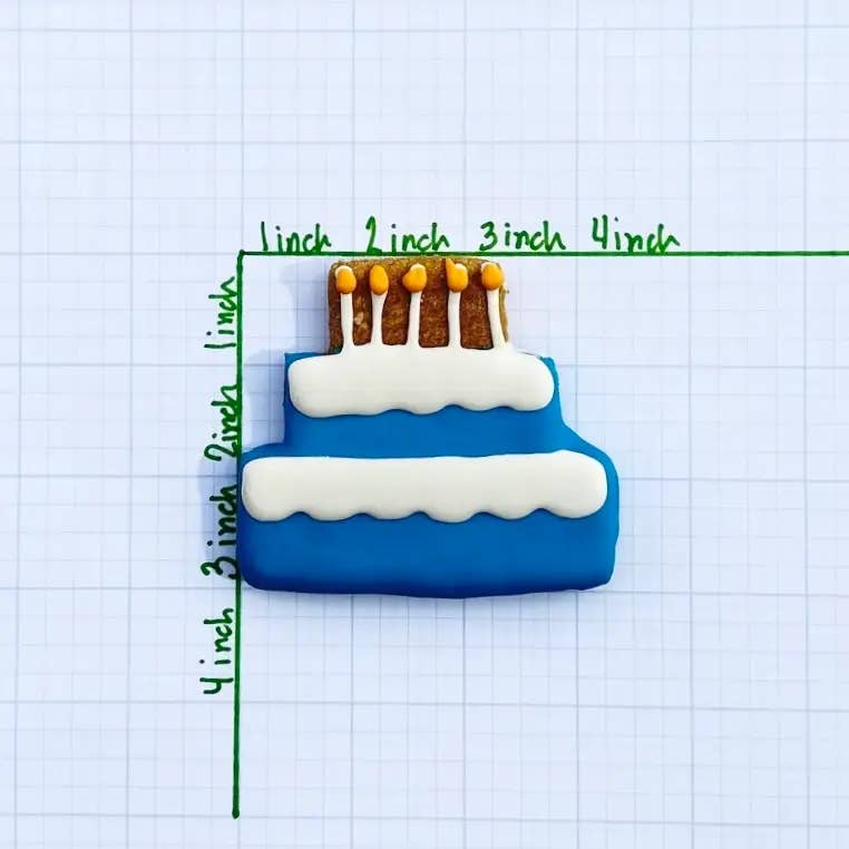 Cookie: Blue Celebration Cake