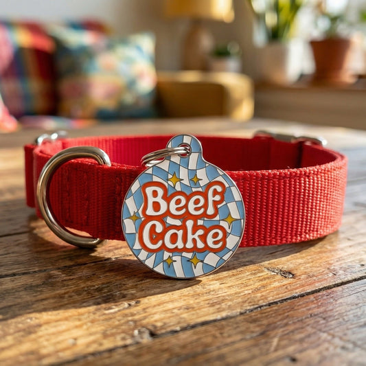 QR ID Tag - Beef Cake