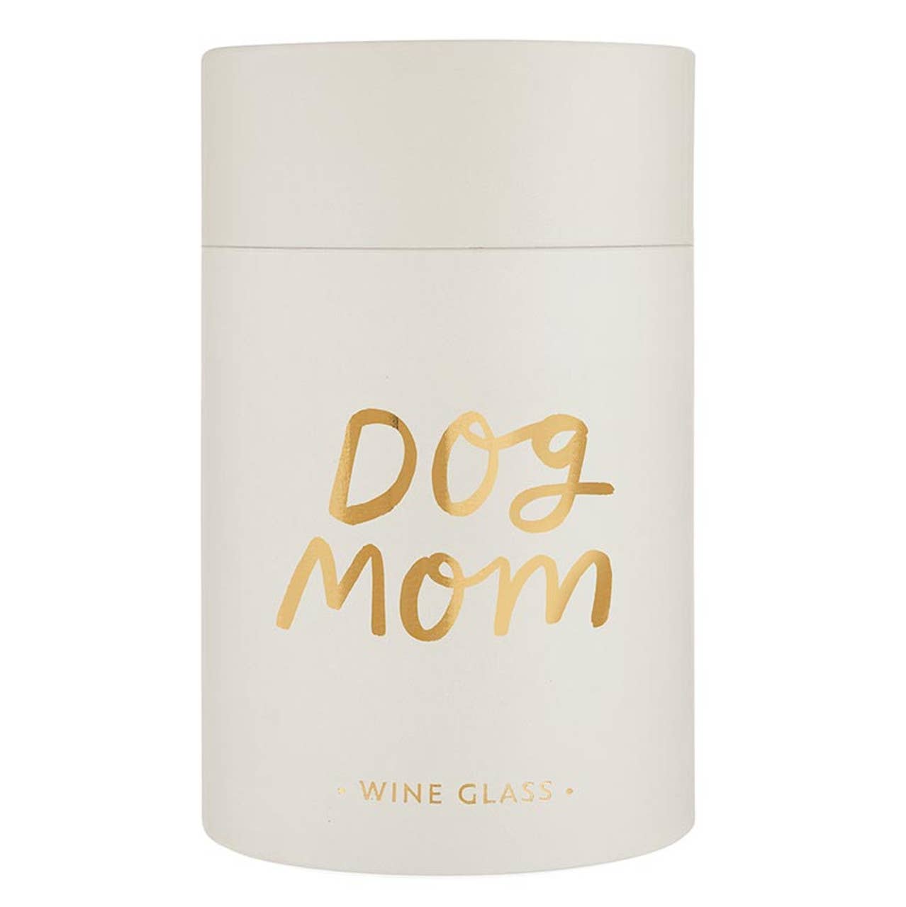 Dog Mom Stemless Wine Glass