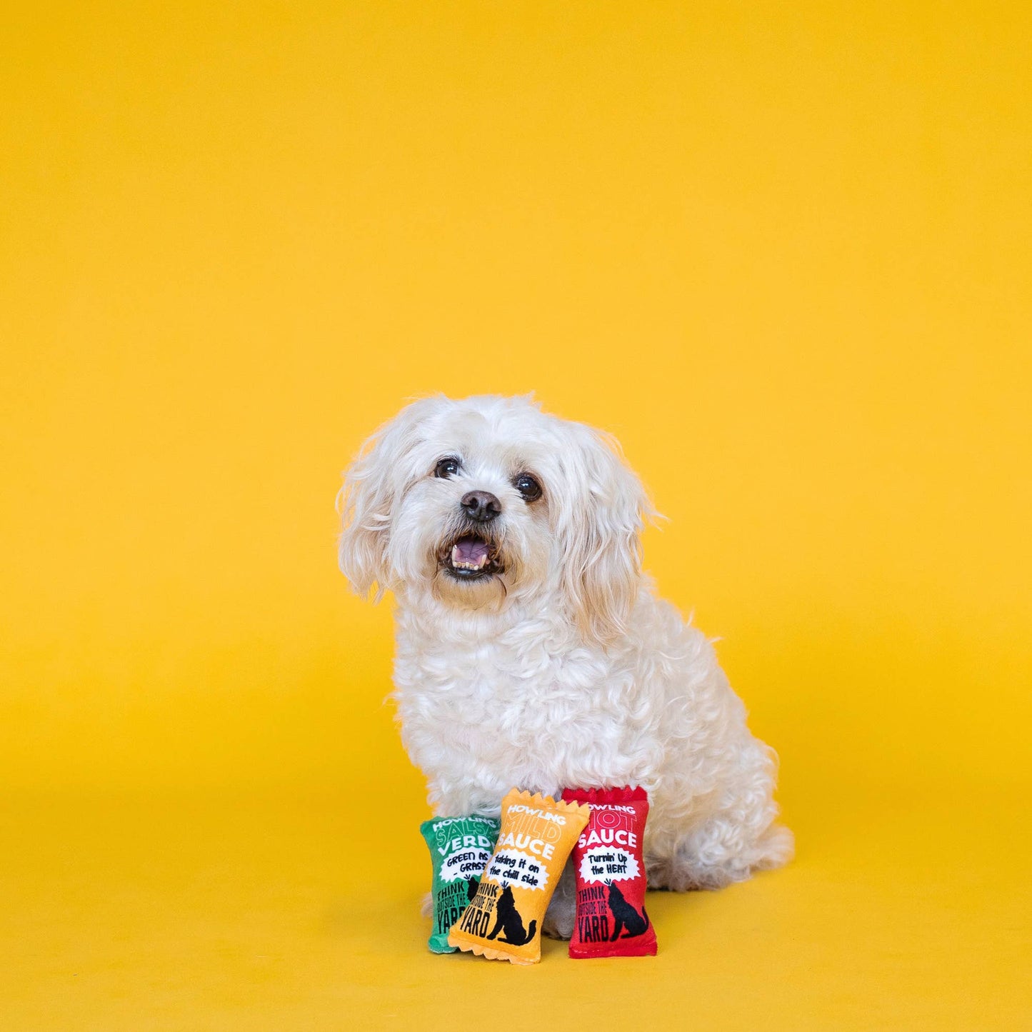 Howling Hot Sauce Plush Dog Toy Set (3pc)