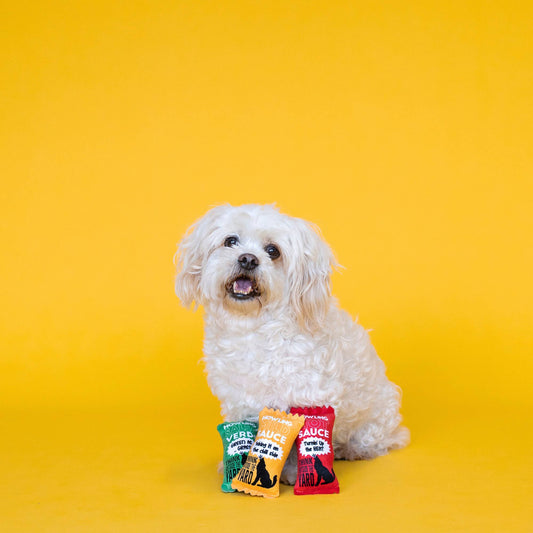 Howling Hot Sauce Plush Dog Toy Set (3pc)