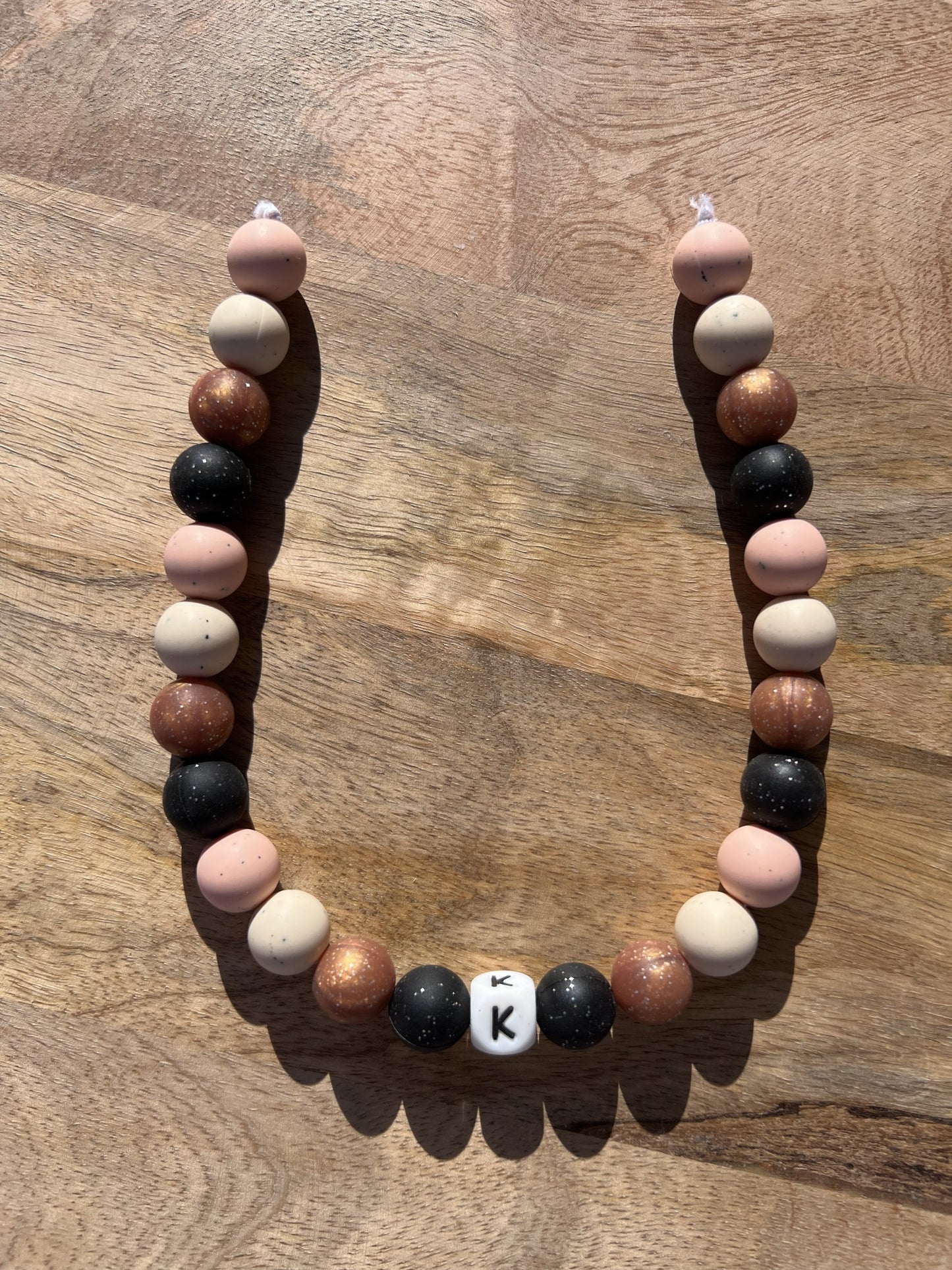 Moon Dust Beaded Dog Collar Necklace