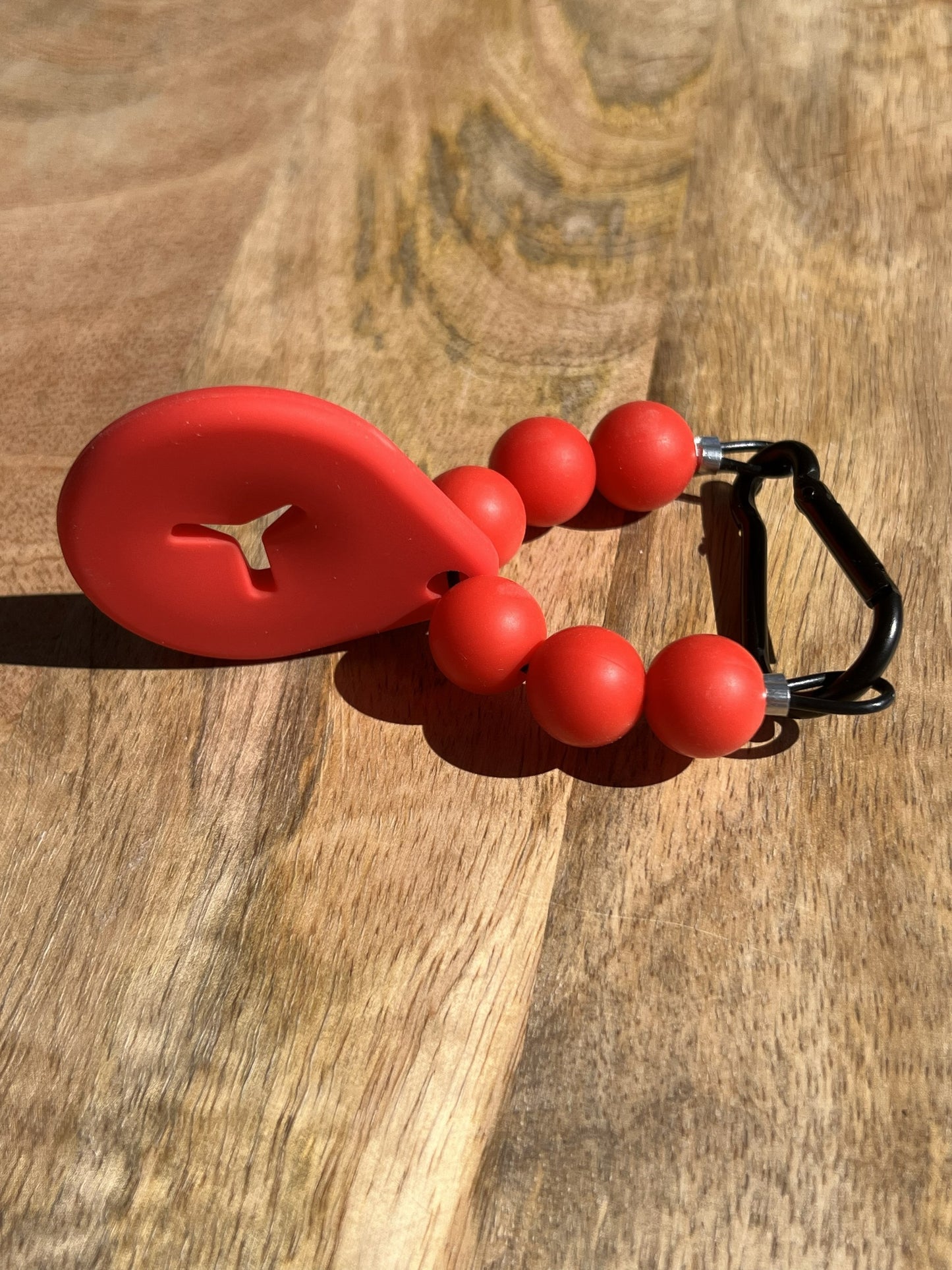 Beaded Dog Poo Carrier - Strawberry
