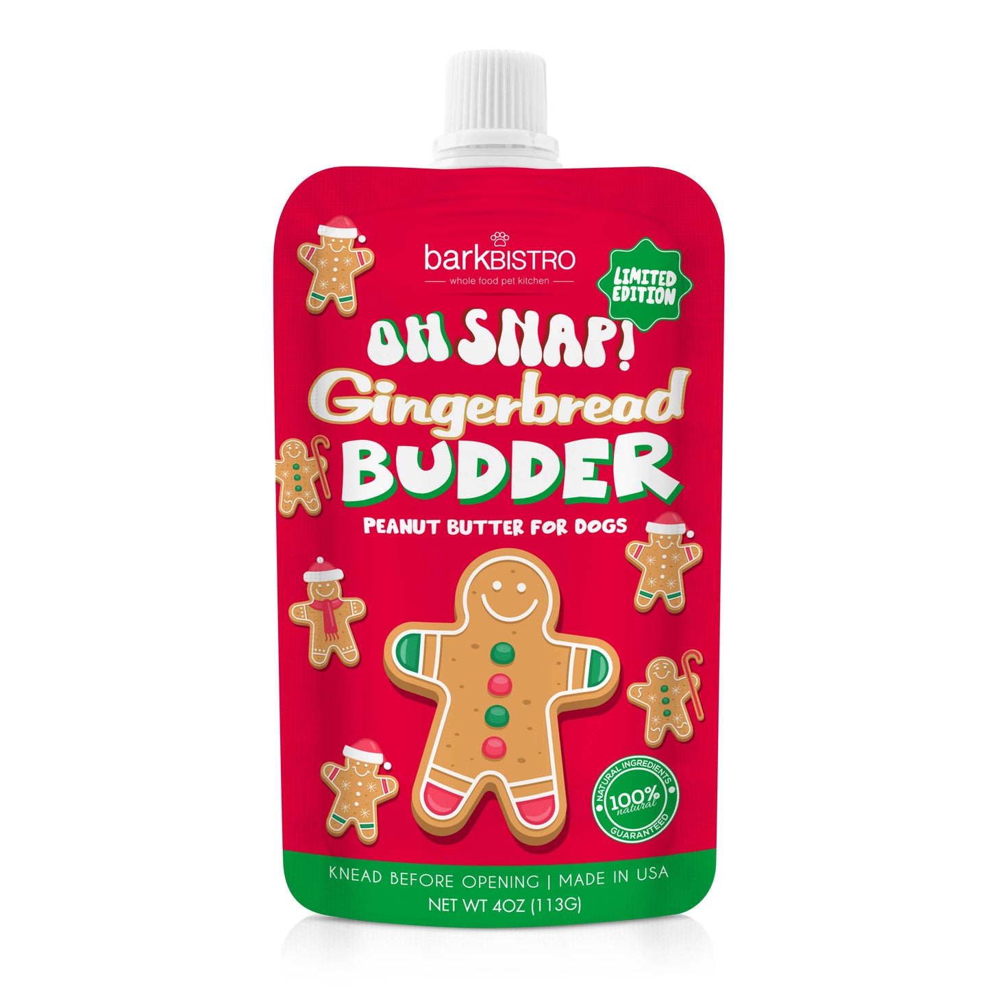 Limited Edition: Oh Snap! Gingerbread Holiday Buddy Budder