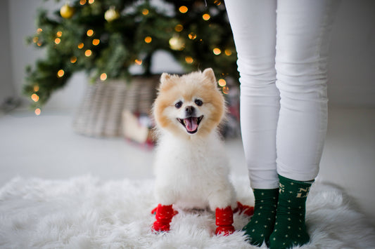 Nice List / Naughty List Matching Christmas Sock Set