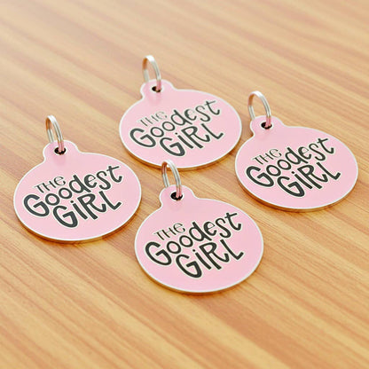 QR ID Tag - The Goodest Girl