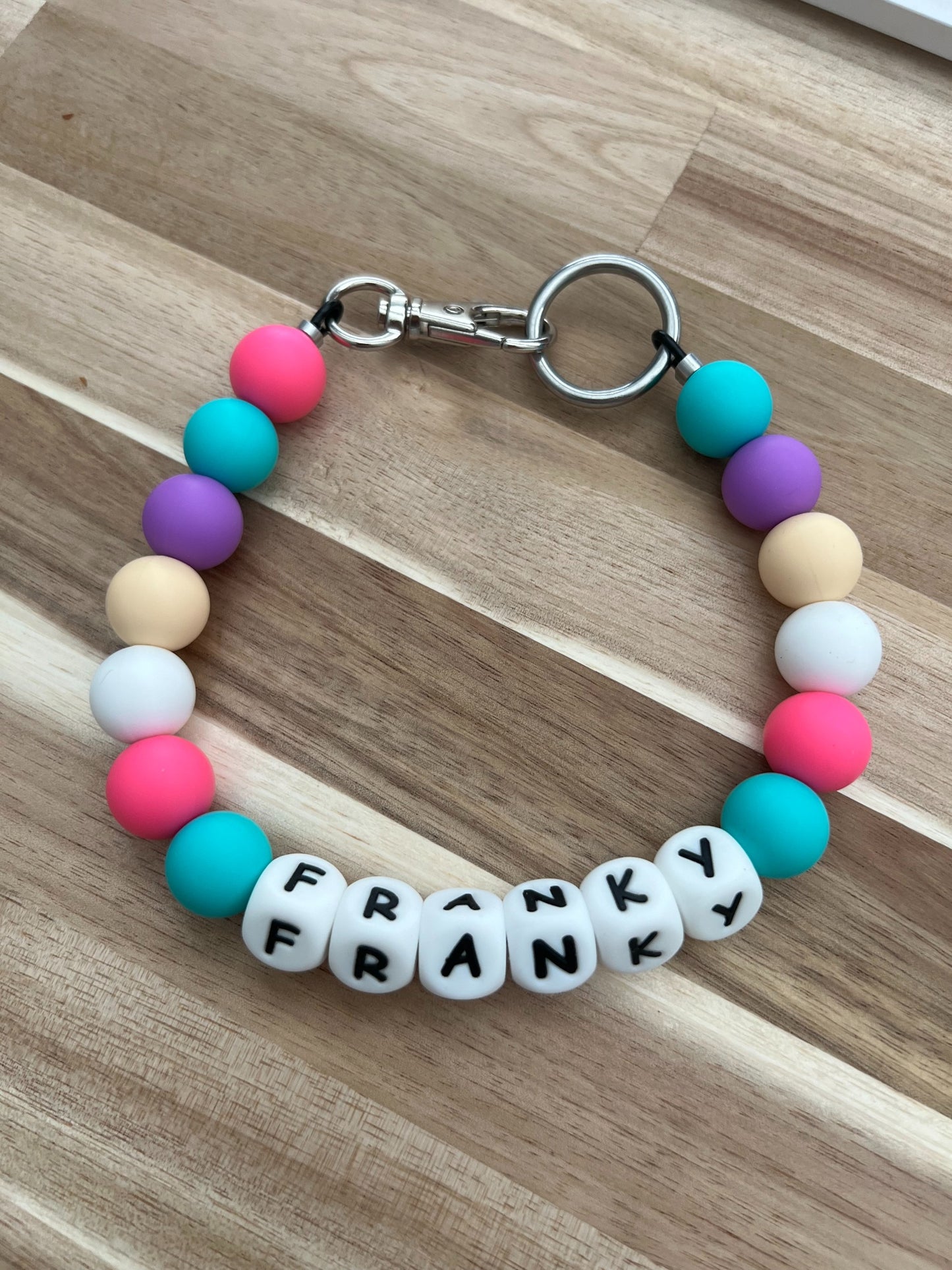 Poppin Pastels Beaded Dog Collar Necklace