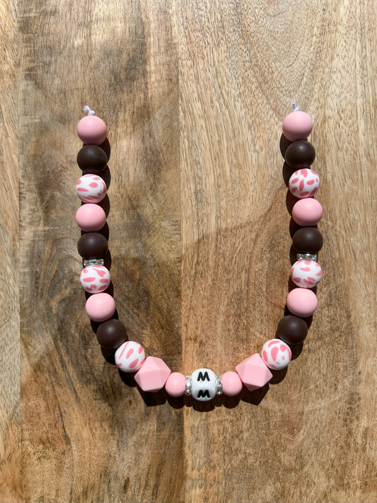 Country Chic Beaded Dog Collar Necklace