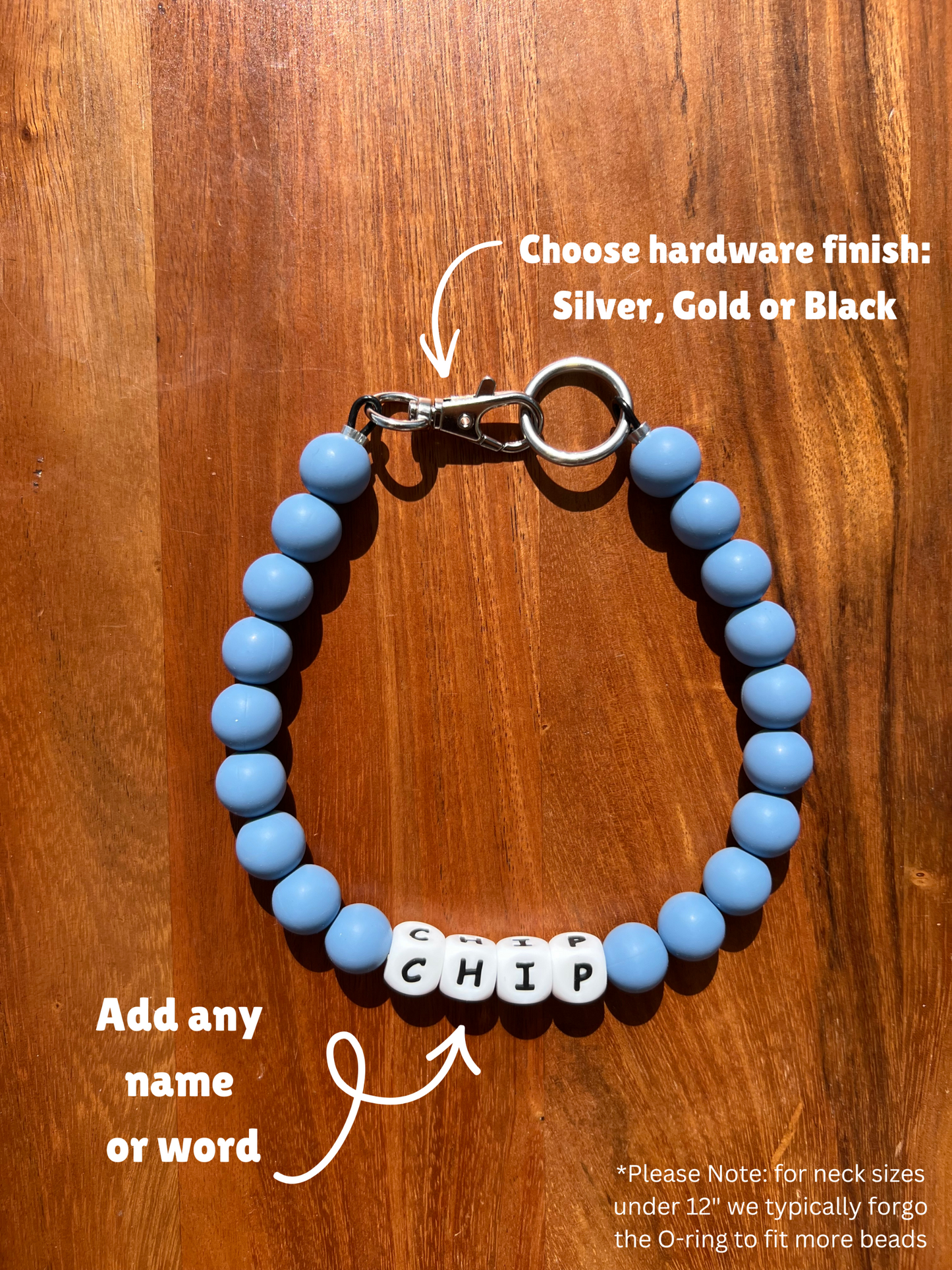 Sunset Beaded Dog Collar Necklace