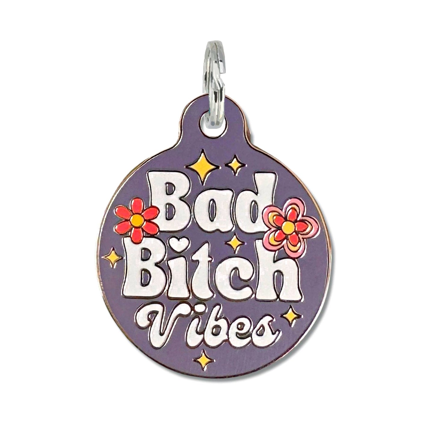 QR ID Tag - Bad Bitch Vibes