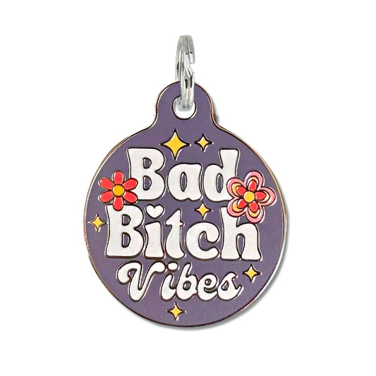 QR ID Tag - Bad Bitch Vibes