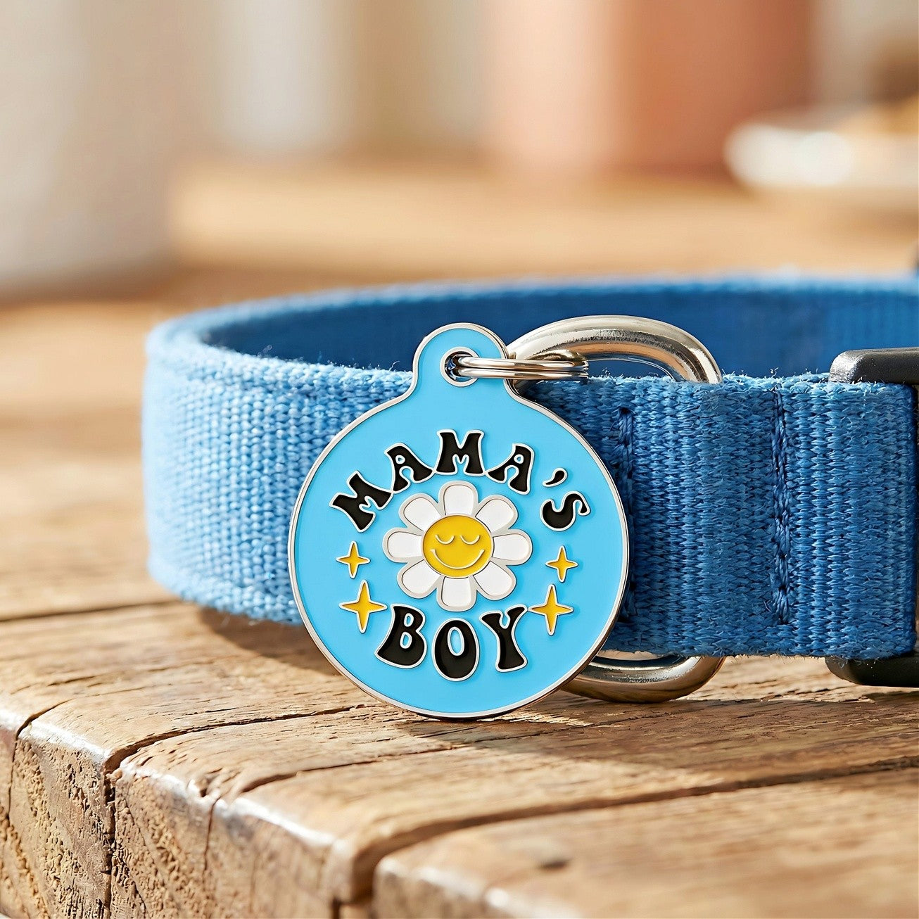 QR ID Tag - Mama's Boy