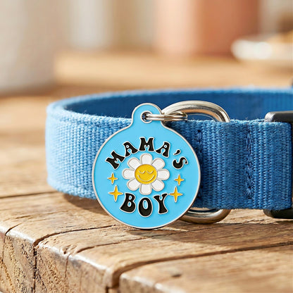 QR ID Tag - Mama's Boy