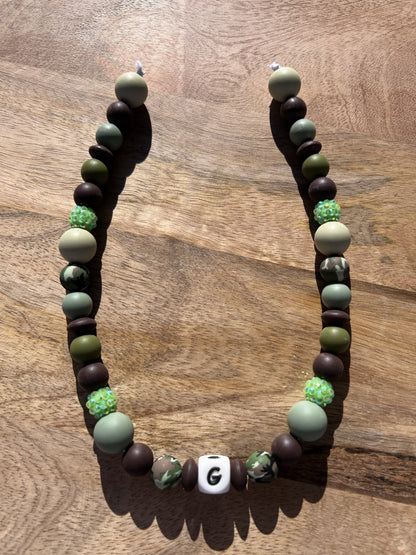 Fetch & Fierce Beaded Dog Collar Necklace