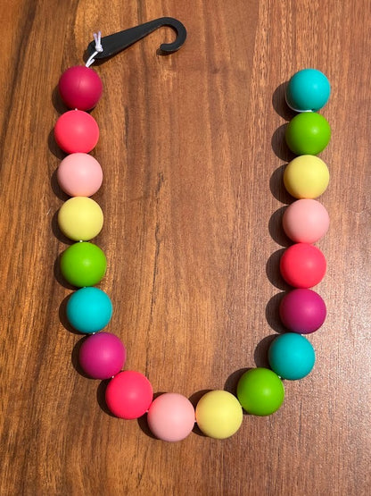 Sherbert XL Beaded Dog Collar Necklace