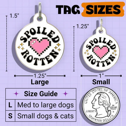 QR ID Tag - Spoiled Rotten