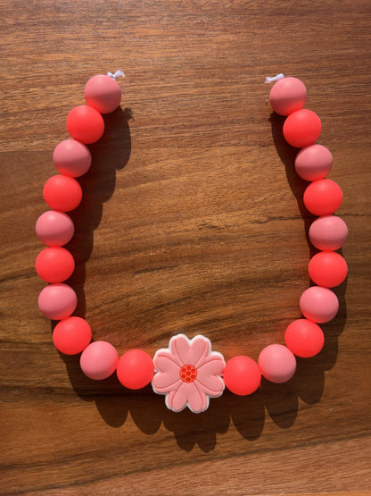 Electric Daisy Beaded Dog Collar Necklace