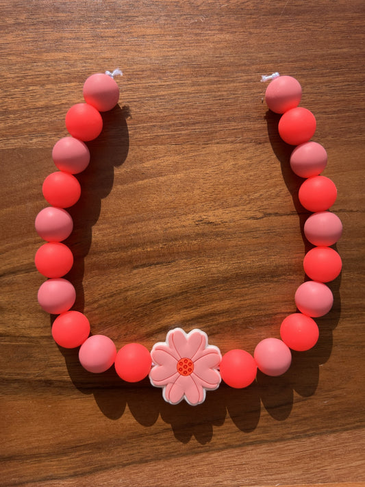 Electric Daisy Beaded Dog Collar Necklace
