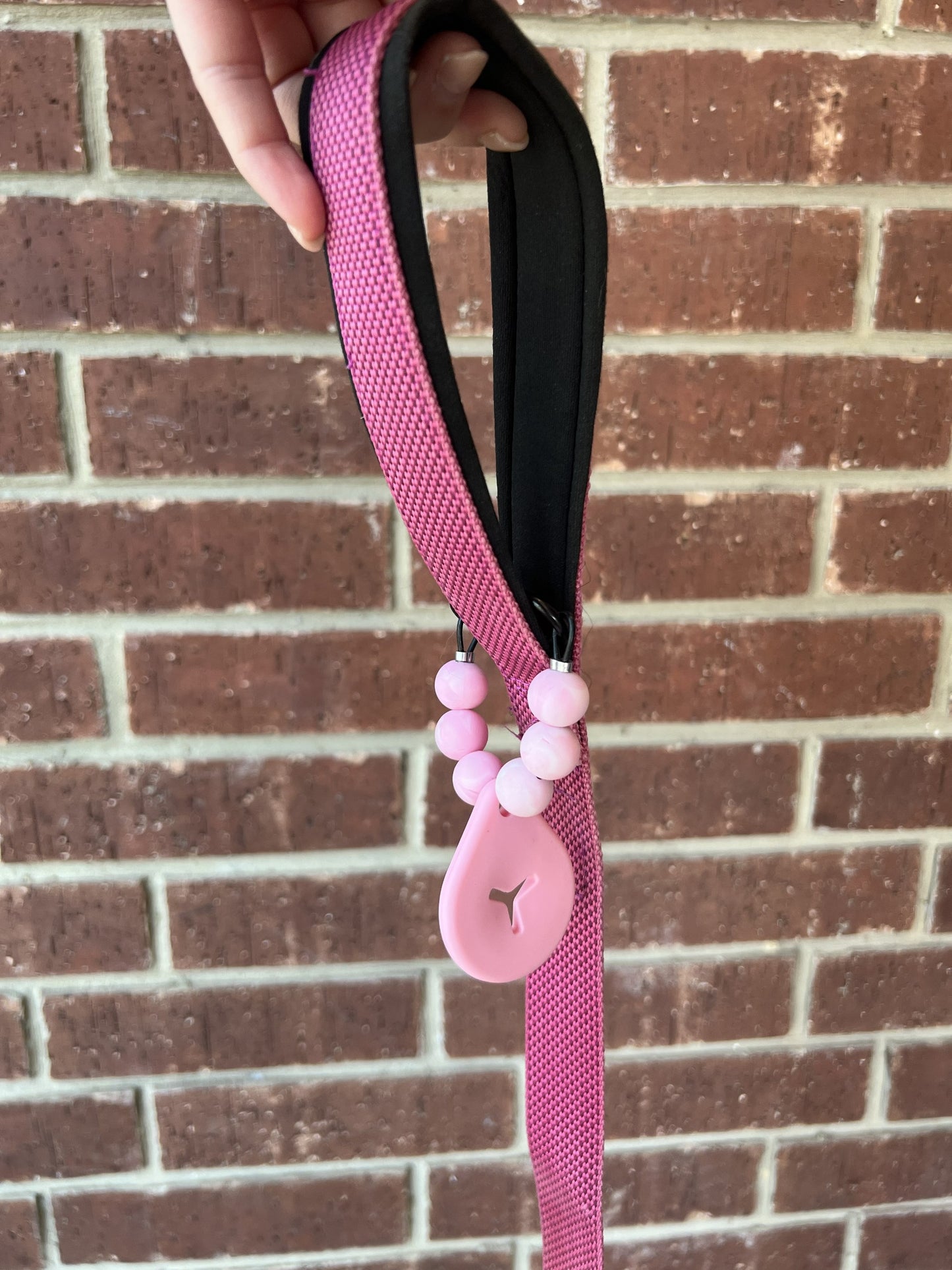 Beaded Dog Poop Carrier - Coral Crush